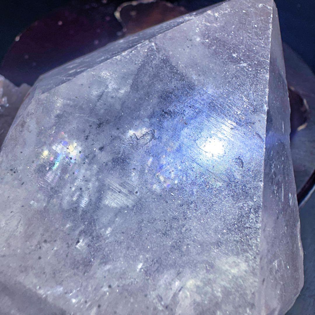 別格高級品 ❗️巨大❗️超強いパワー虹入り☆ヒマラヤ水晶パワーストーン浄化A1455