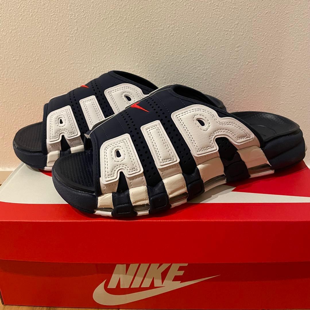 【新品】27cm NIKE エア モア アップテンポ スライド サンダル