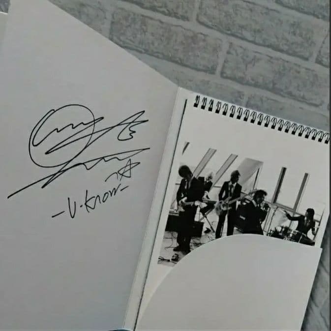 東方神起＊ユノ★激レア★直筆サイン付★韓国 2007公式カレンダー