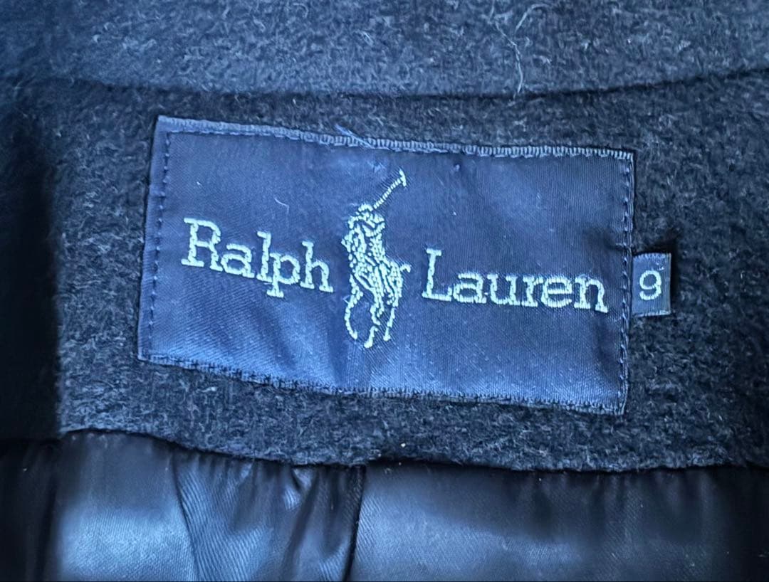Polo Ralph Laure　ポロラルフローレン　Pコート　ネイビー　M