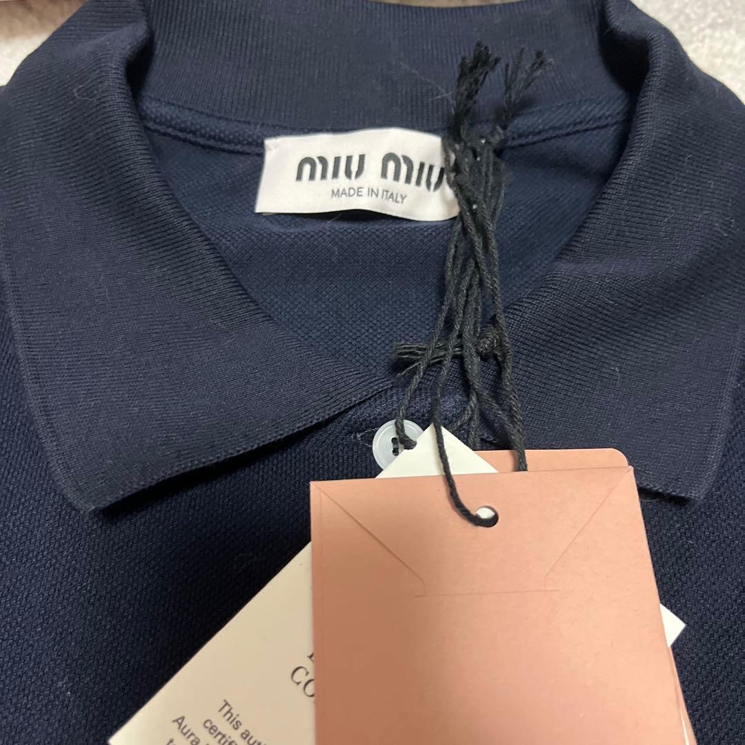 miu miu コットンポロ