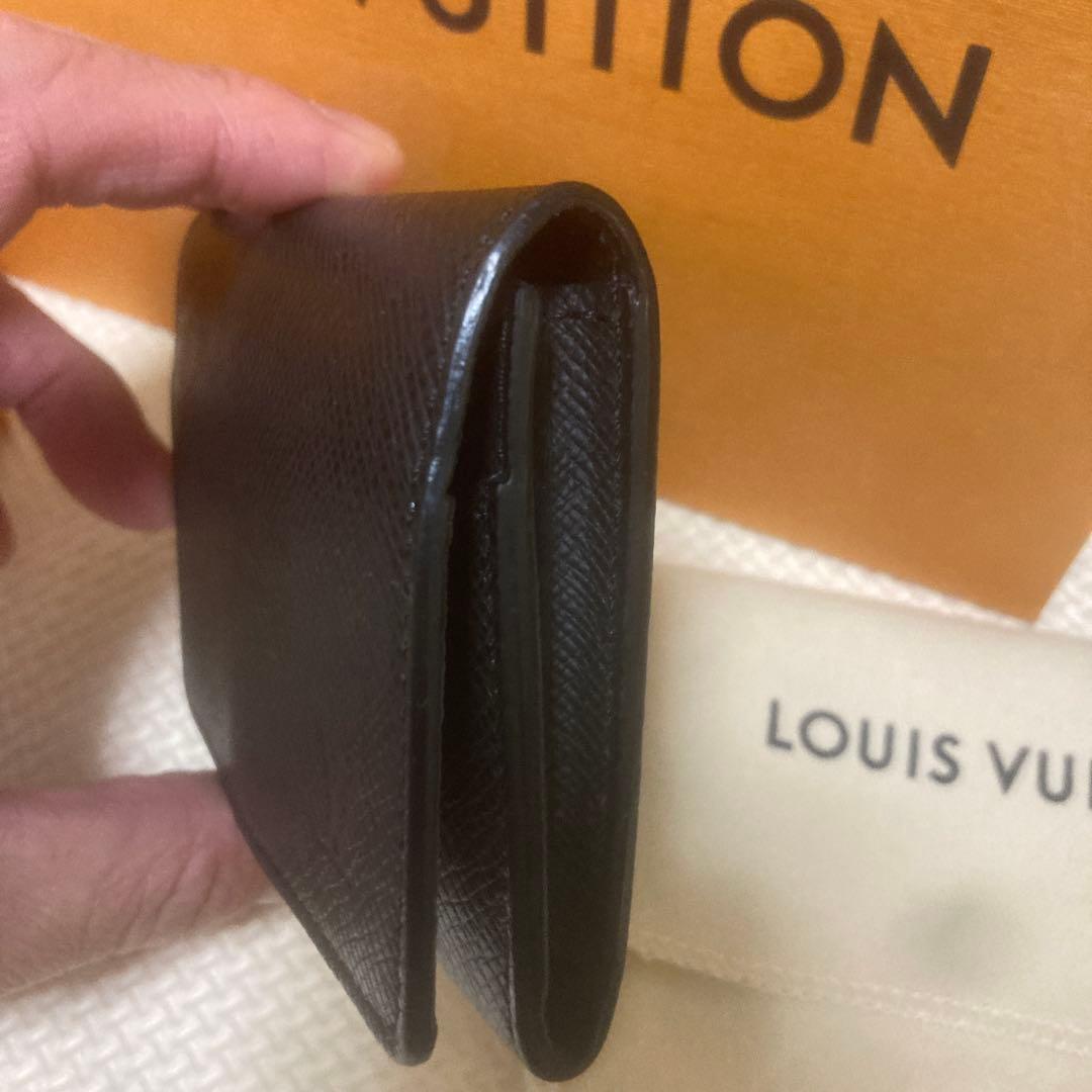 LOUIS VUITTON ブラックレザー 名刺入れ