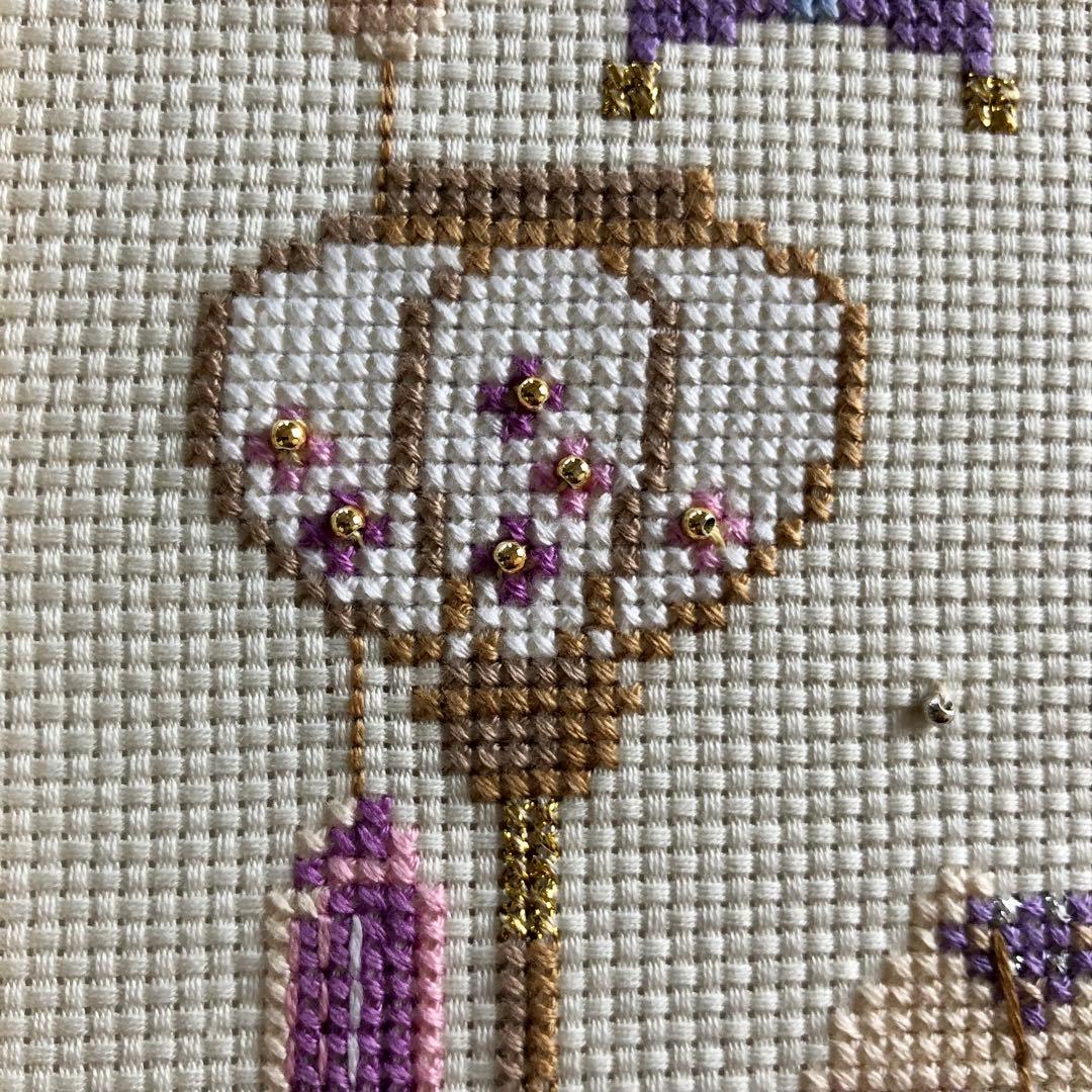 ホビーラホビーレクロスステッチ　完成品〈雛人形とつるし飾り〉