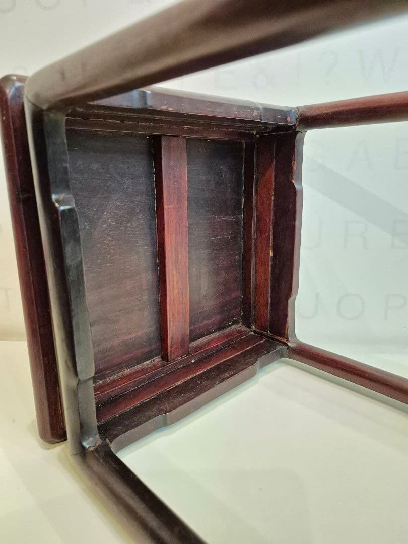 朝鮮　李朝　中国家具　花台　アンティーク家具　古民具　骨董　飾り台　送料込①