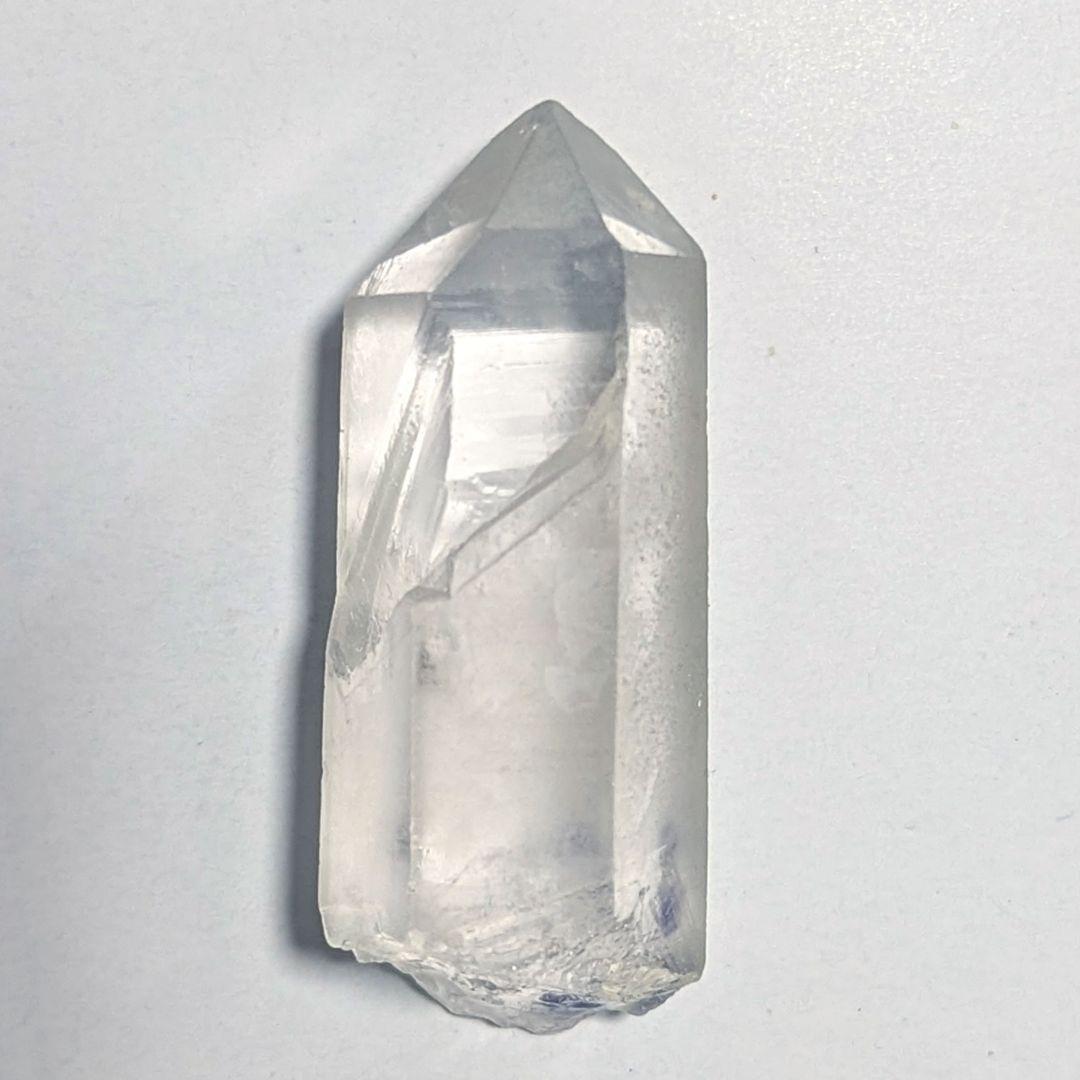 希少☆ブルーフローライト in クォーツ 原石 蛍石入り水晶