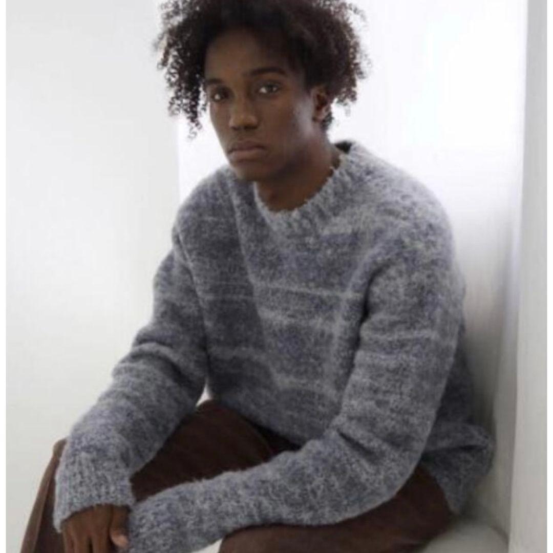 トップス AURALEE WOOL ALPACA FELT KNIT