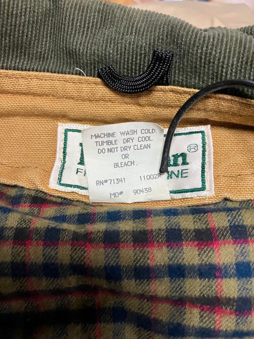L.L.Bean USA製 ハンティングジャケット Sサイズ