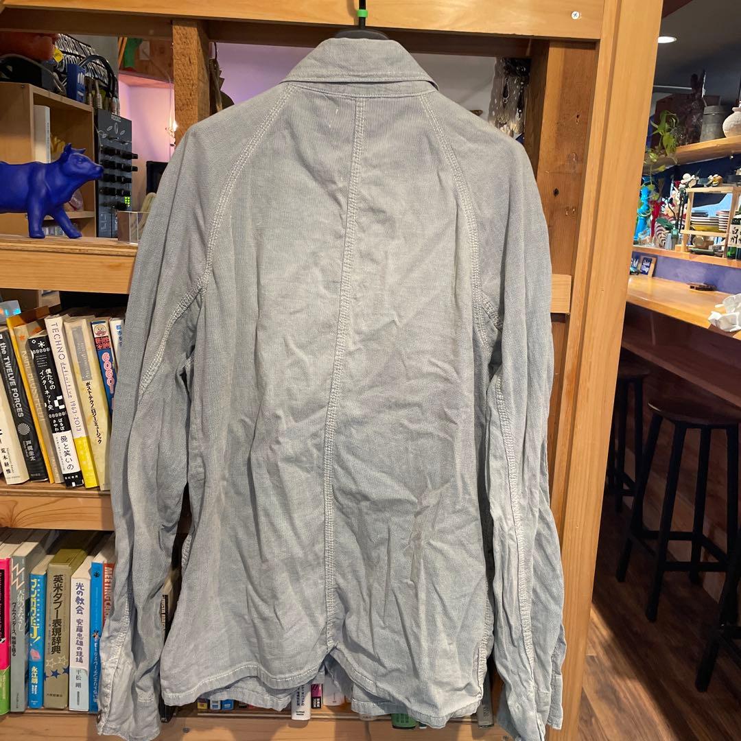 90sラルフローレン カバーオール　ダメージ加工　チェンジボタン　ヴィンテージ