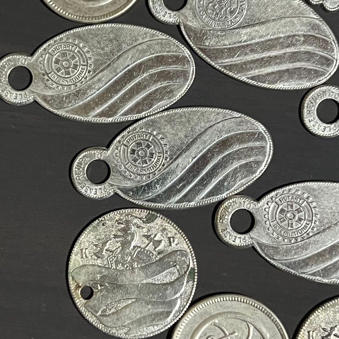 アンティーク ビンテージ リターンタグ キータグ チャーム 友愛結社 秘密結社