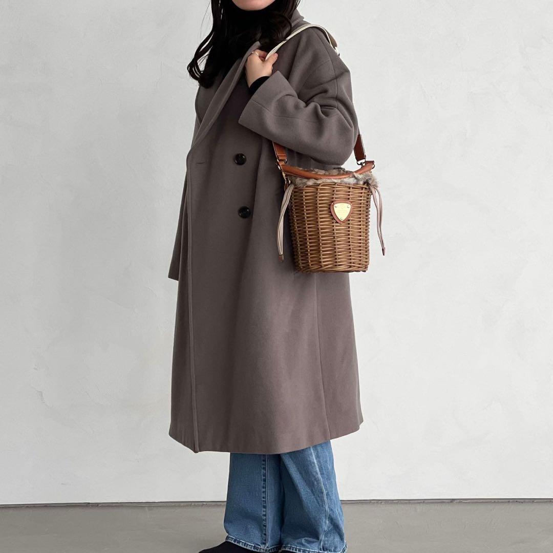 ATAO アタオ /BREEZE ブリーゼ カゴバッグ　ファーバッグ