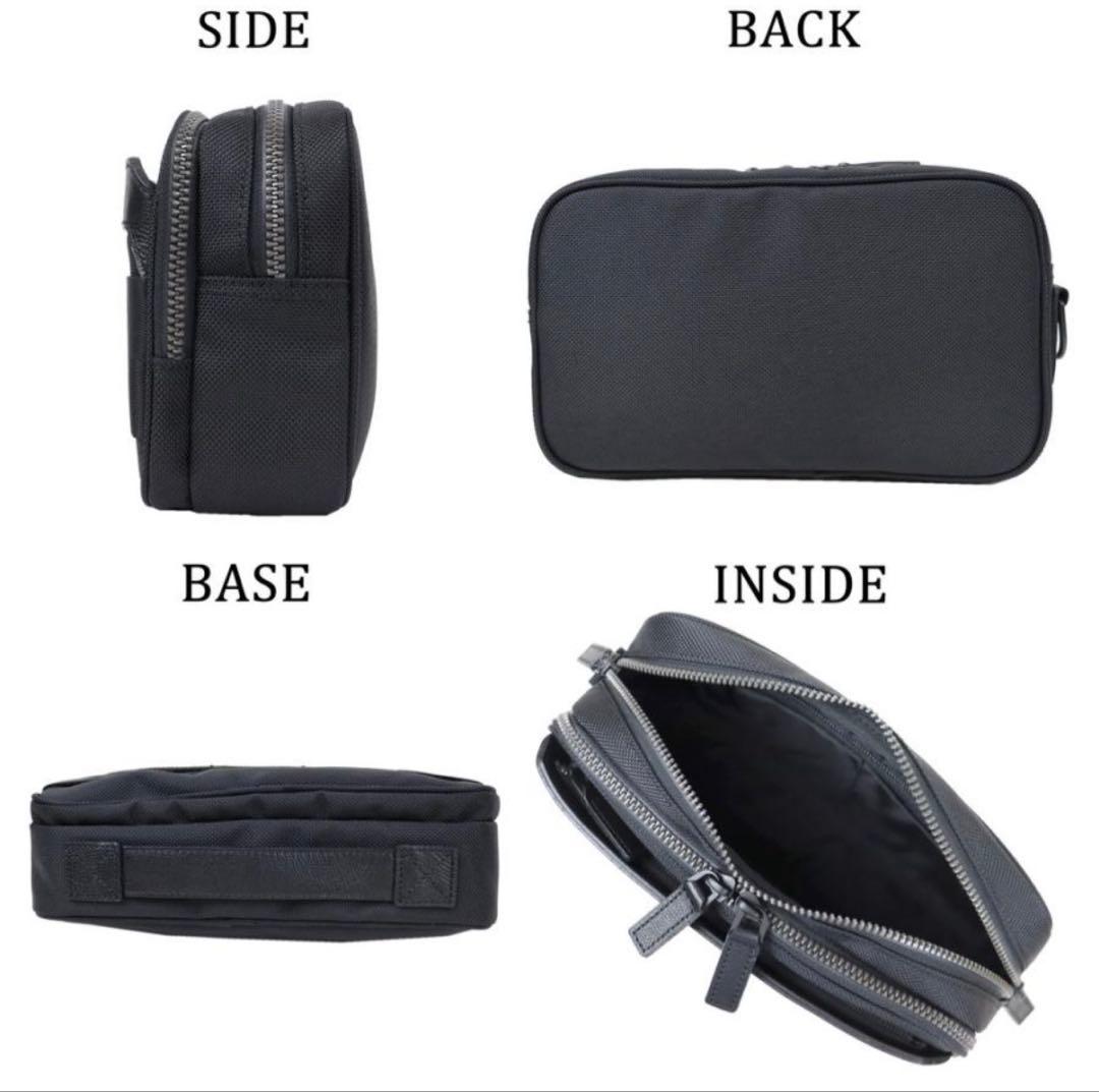 BRIEFING 黒 ナイロンポーチ