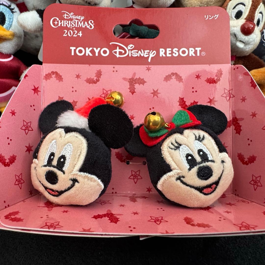 ディズニーダズリングクリスマス　ぬいぐるみチャーム&ポーチ　ミキーミニー　リング