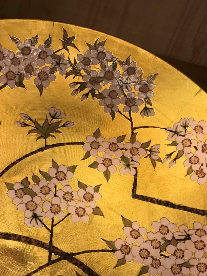 値下！【現状品】琥山窯　小野達郎　大皿　40cm