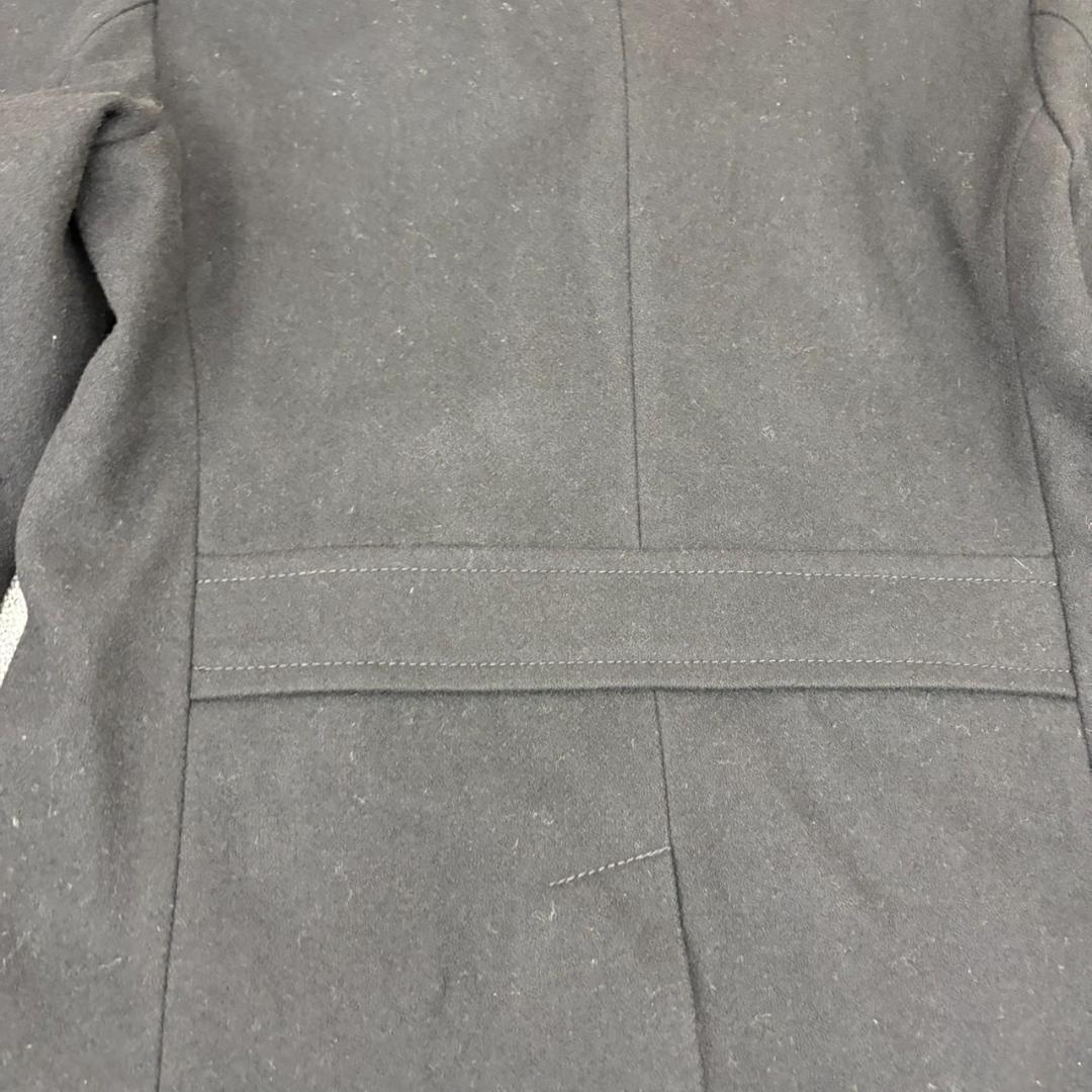 A9.BURBERRY BLACK LABEL ウール Pコート ブラック L