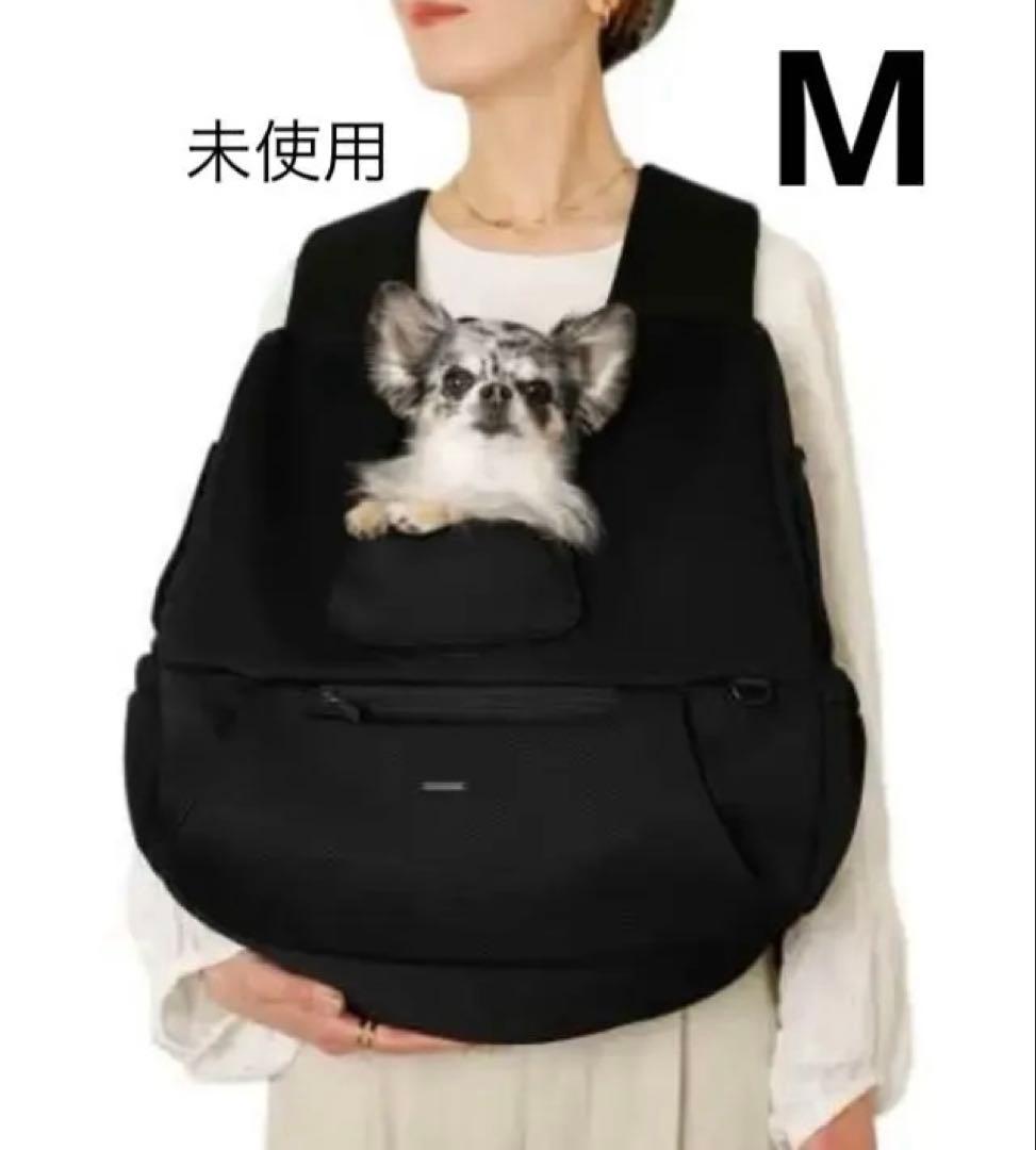 未使用・monchéri　サイズ M　黒　モンシェリ 　犬・猫　軽量 リュック