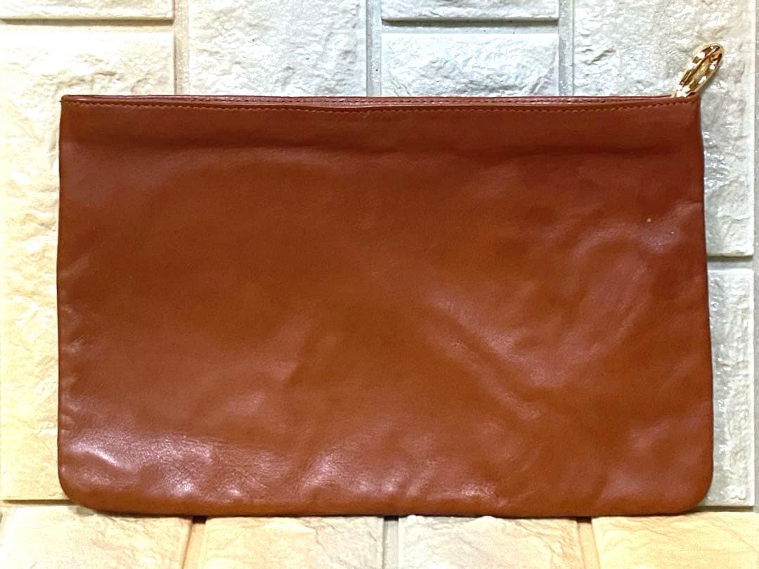 LOEWE ロエベナッパ アナグラム レザー クラッチバッグ セカンドバッグ本革