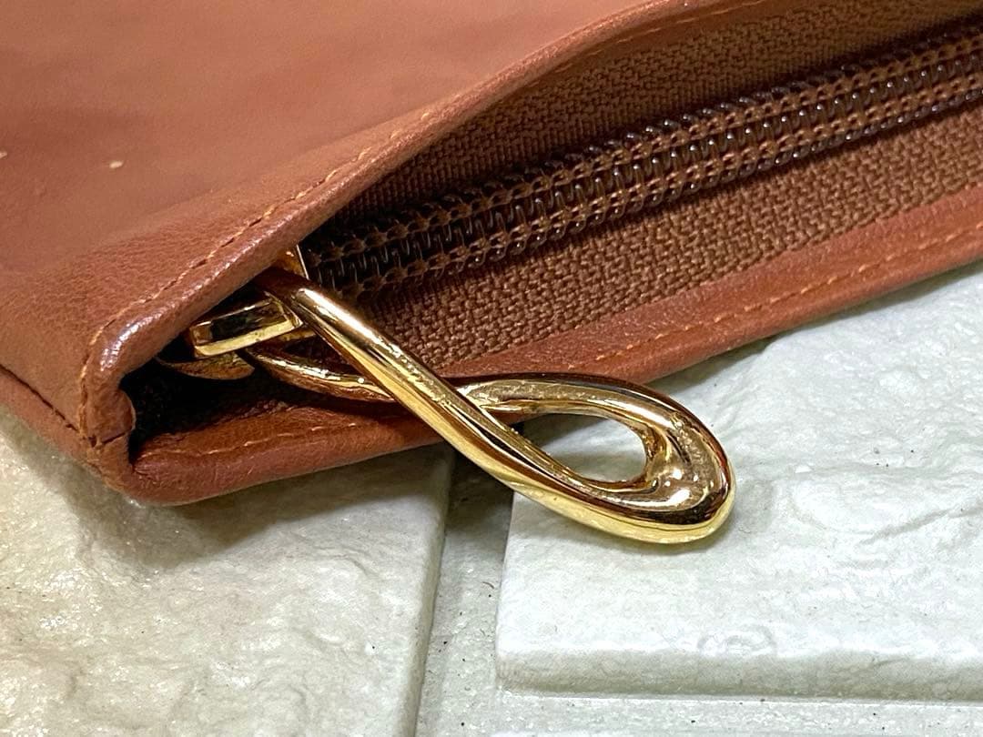 LOEWE ロエベナッパ アナグラム レザー クラッチバッグ セカンドバッグ本革