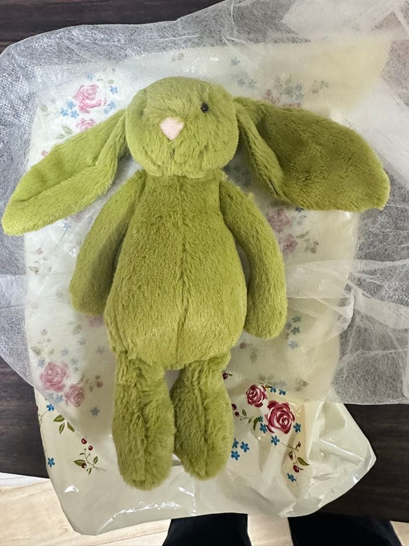  リトル苔うさぎ正規品 S Bashful Moss Bunny