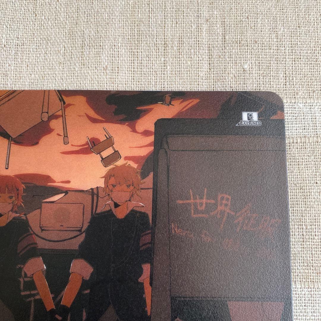 匿名配送 Neru 世界征服 CD 購入特典 マウスパッド クリアファイル 2点