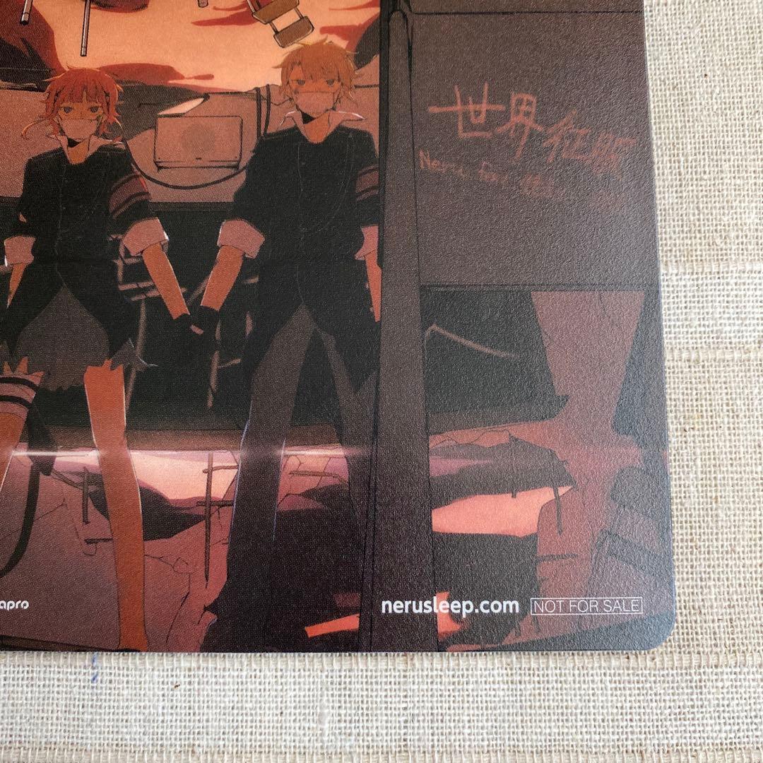匿名配送 Neru 世界征服 CD 購入特典 マウスパッド クリアファイル 2点