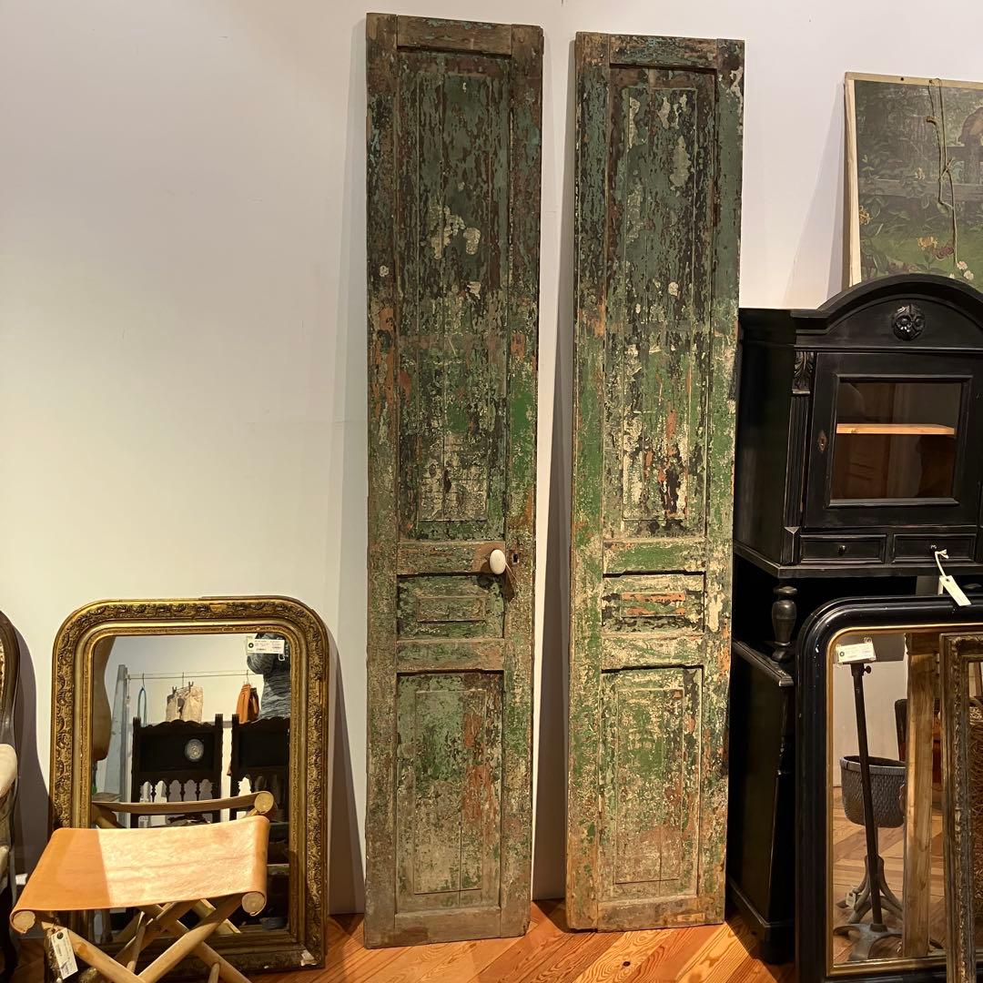 アンティーク　ドア　グリーン(緑)