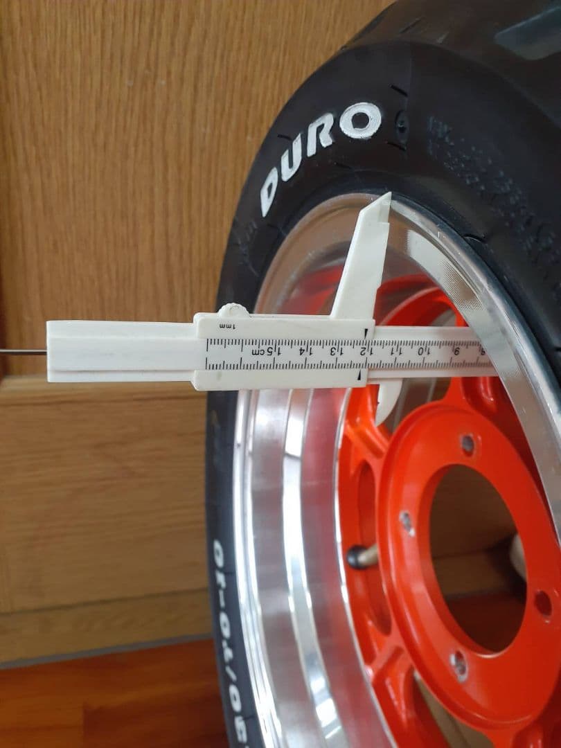 キャストホイール、ワイドホイール4J10インチ、モンキーシャリー。