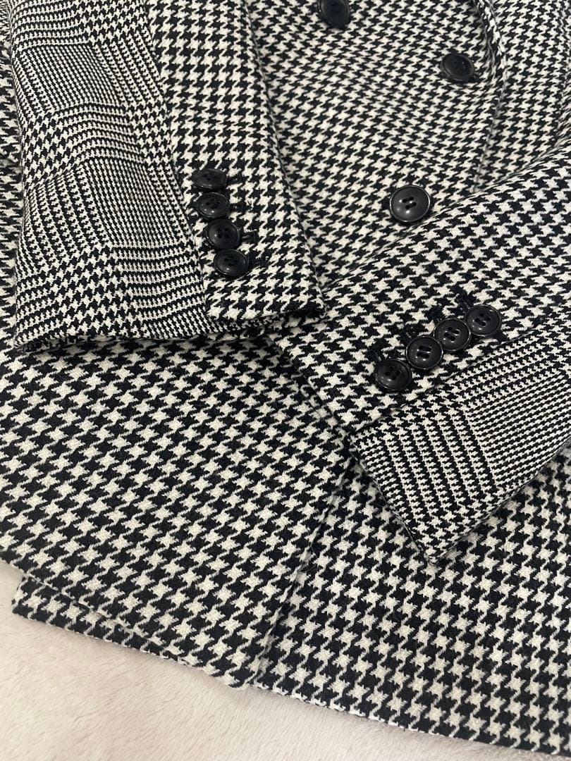 [新品] ガリャルダガランテ　千鳥柄ダブルブレスト テーラードジャケット