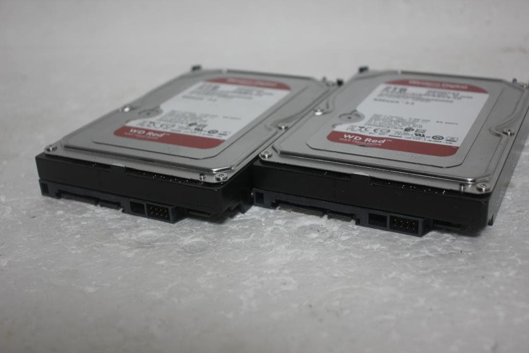 【健康状態注正常】3.5インチHDD WD RED 2TB 2個まとめ