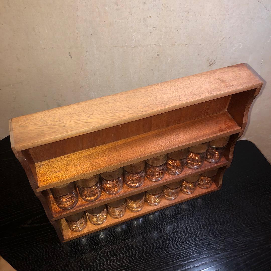 イギリス　ビンテージ　スパイスラック　英　U G B 製　北欧