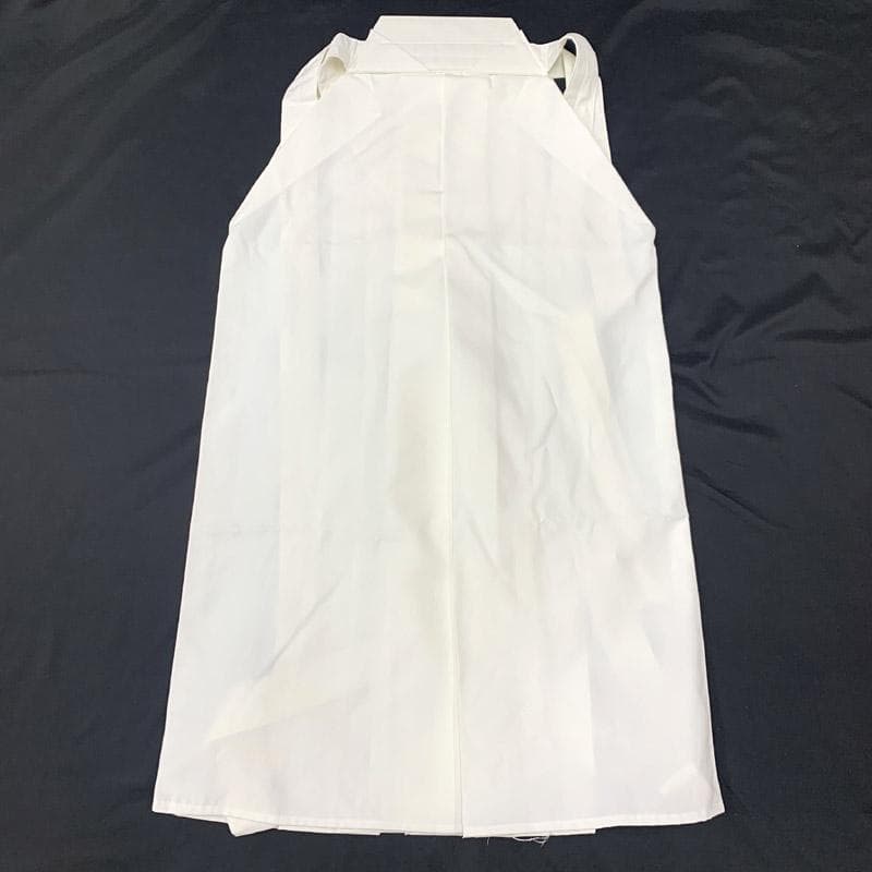 602bj9■袴 ジュニア 男児 白 (紐下丈 83cm)ハーフ成人式 卒業式