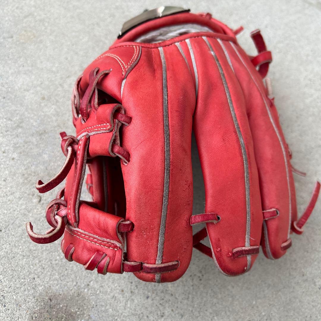 Mizuno Global Elite 軟式グローブ レッド　少年野球