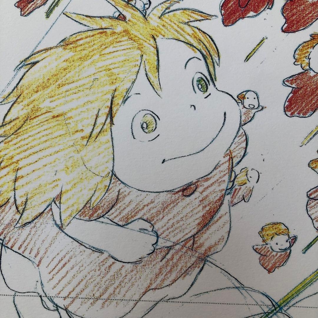 スタジオジブリ・レイアウト展 実寸レプリカ 原画【崖の上のポニョ】2008