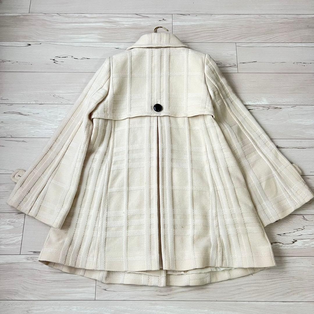 BURBERRY BLUE LABEL ロングコート　シャドーチェック　Aライン