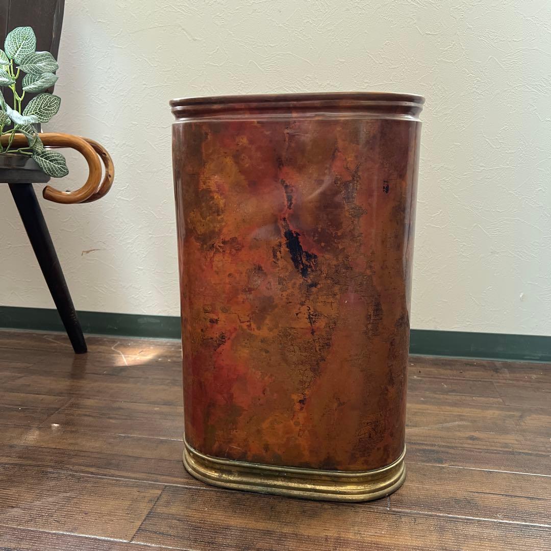 k363r120 イタリア製 ブロンズ アンブレラスタンド 傘立て copper