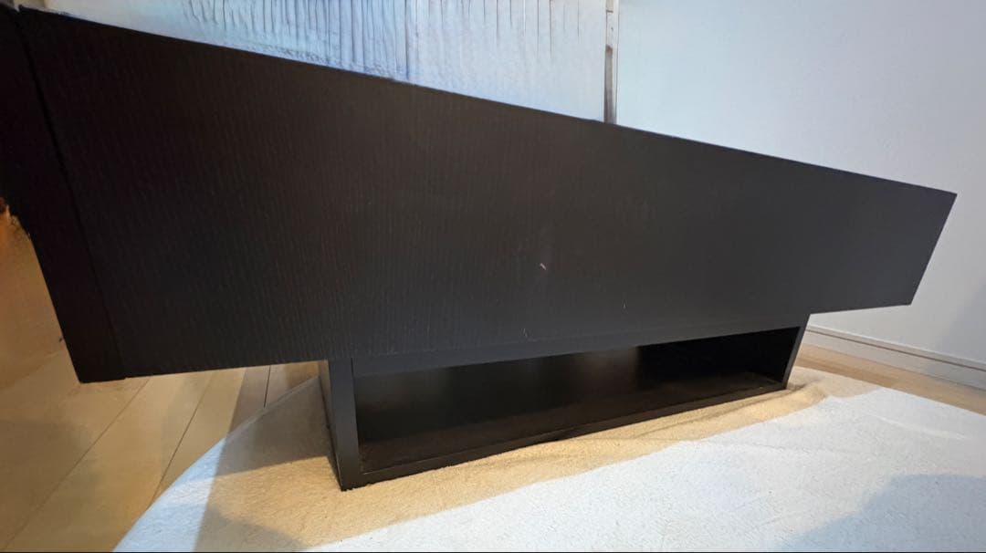 IKEAガラストップローテーブル