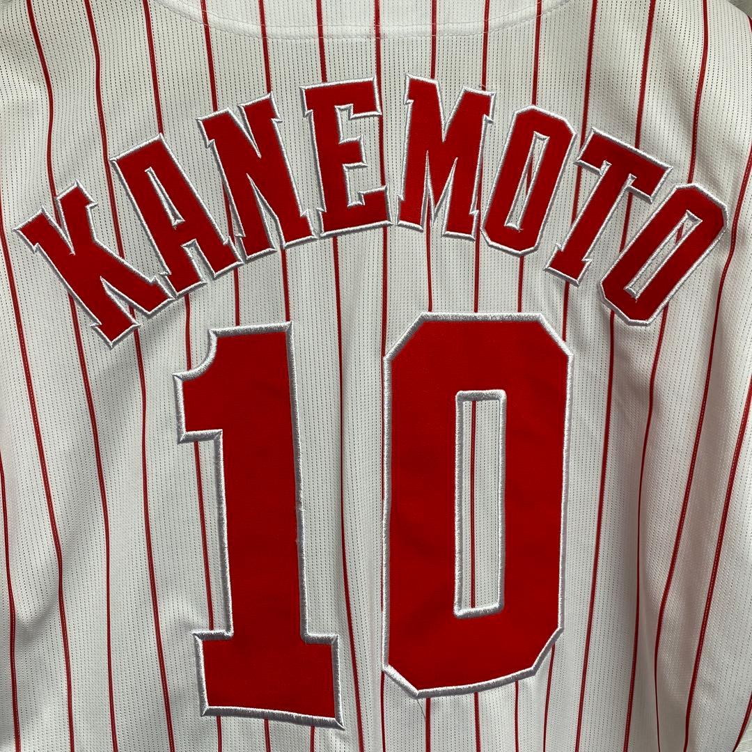 Carp 復刻ユニフォーム Lサイズ 10番金本　2002-2008年