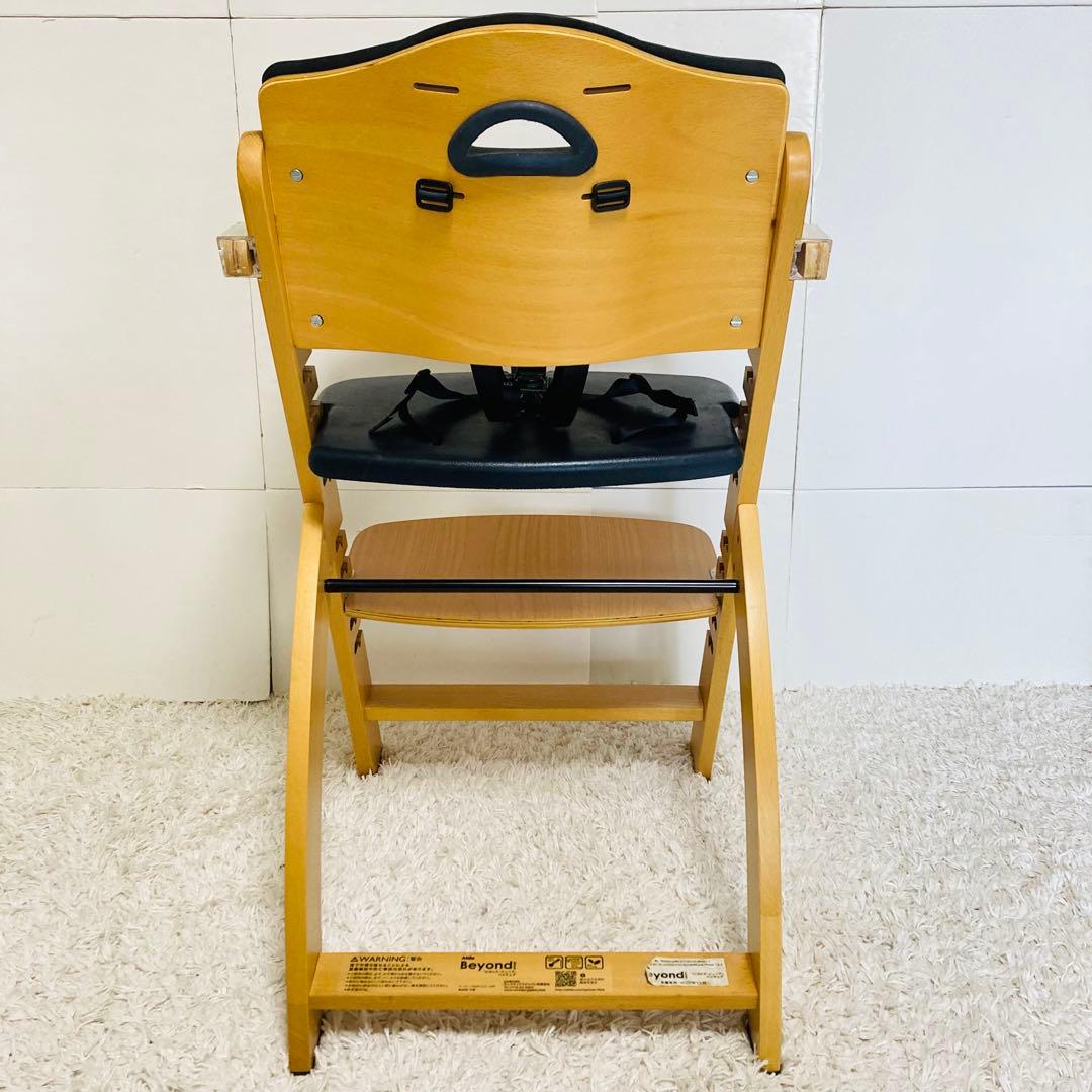 wari ビヨンドジュニア　木製　ベビーチェア　ガード　テーブル付き