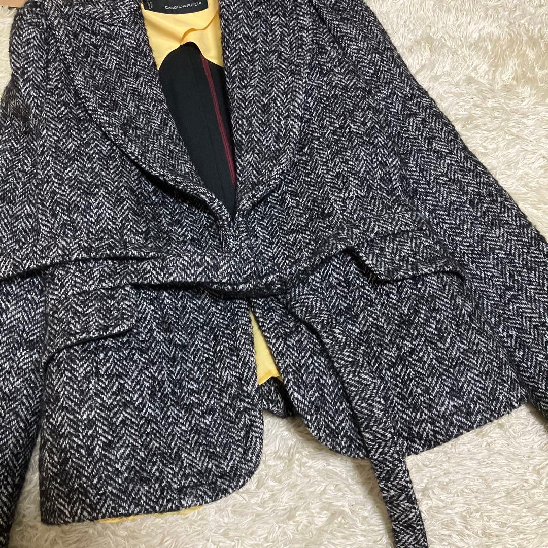 DSQUARED2 モヘア ツイード ジャケット 42