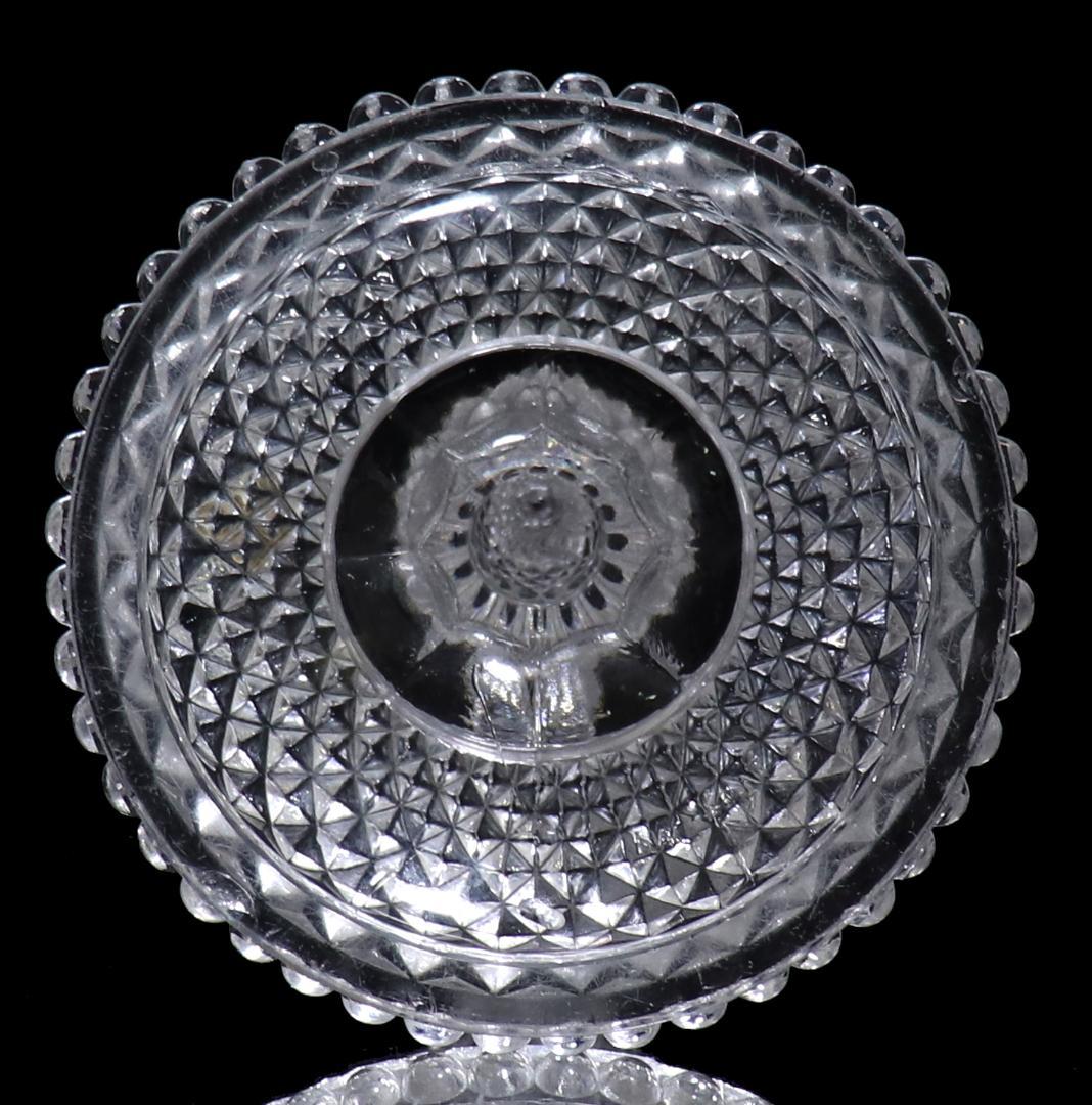 オールド・バカラ 珍品 キャンドルホルダー 18.3cm ディアマン ビゾー