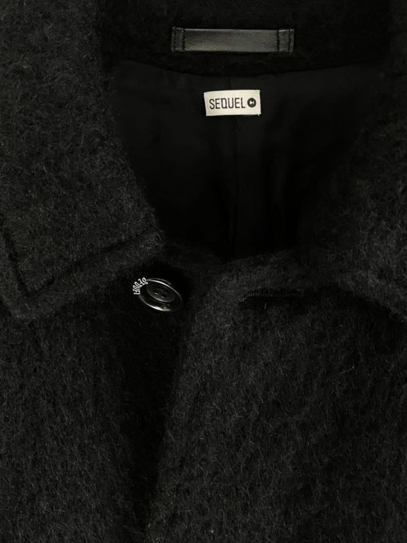 サイズM【美品】SEQUEL モヘアコート