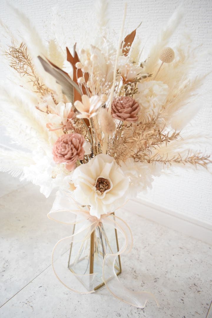 ブーケブラン　ドライフラワー　プリザーブドフラワー　ブーケ　ウェディング　前撮り