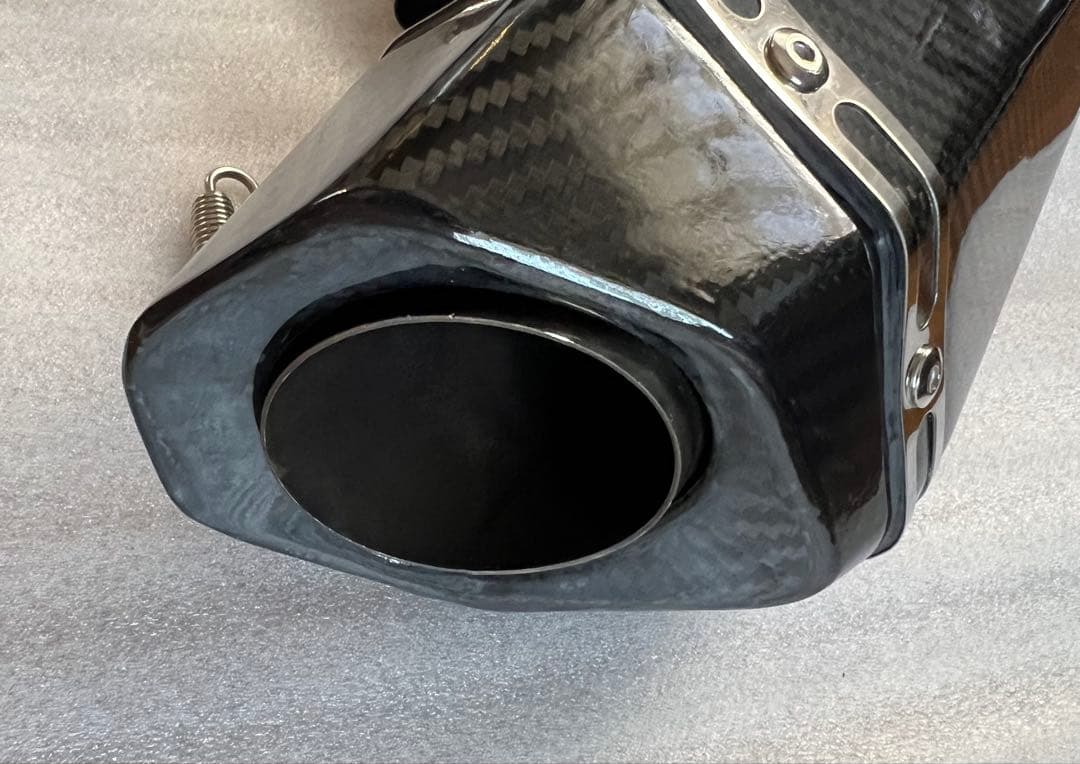 m*o様 ほぼ新品　60.5サイレンサー　ヘキサゴンマフラー　50.8変換アダプ