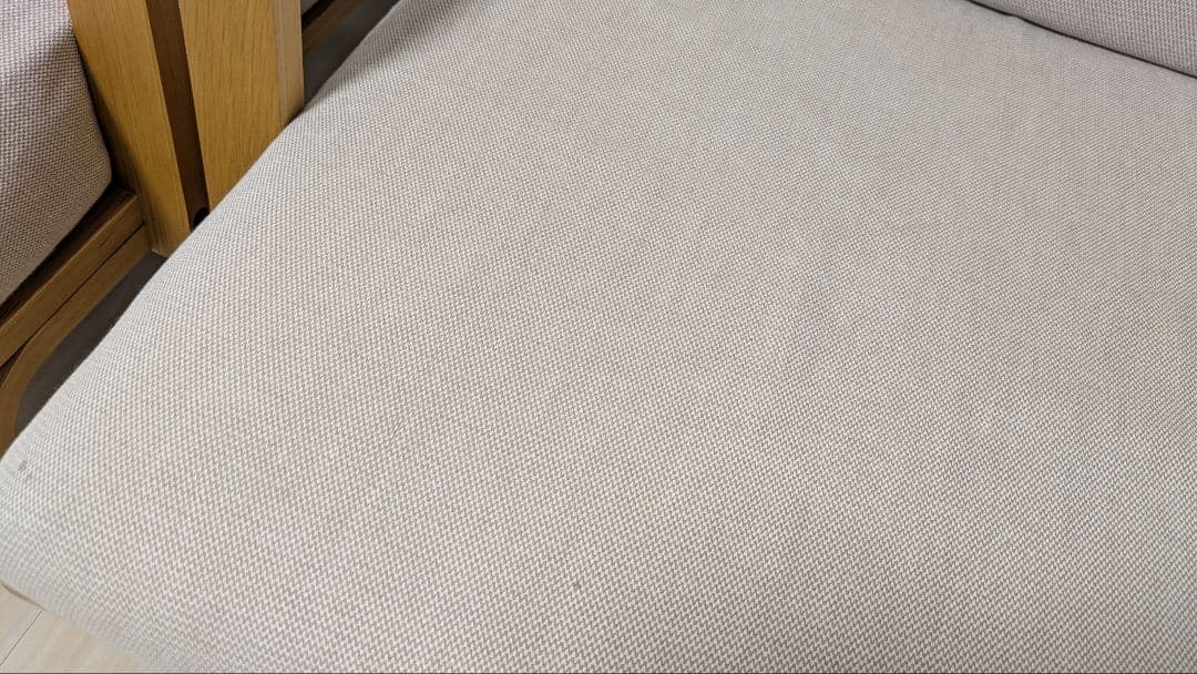 【引取限定_兵庫県】リビングでもダイニングでも使えるソファチェア2脚セット