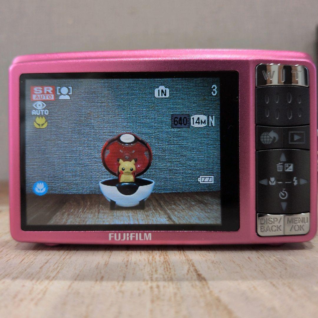 FinePix Z80 動作確認済 ピンク バッテリー 充電器 FUJIFILM