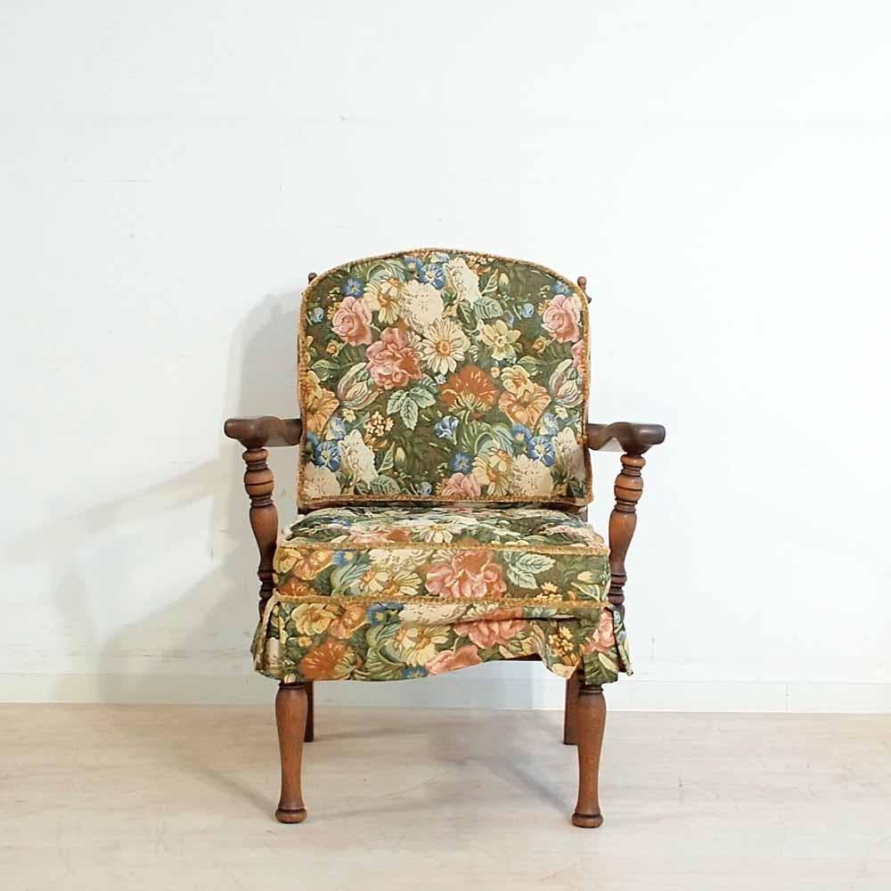 オークショップ 豊田たんす 1人掛けソファ C アームチェア ZR24359