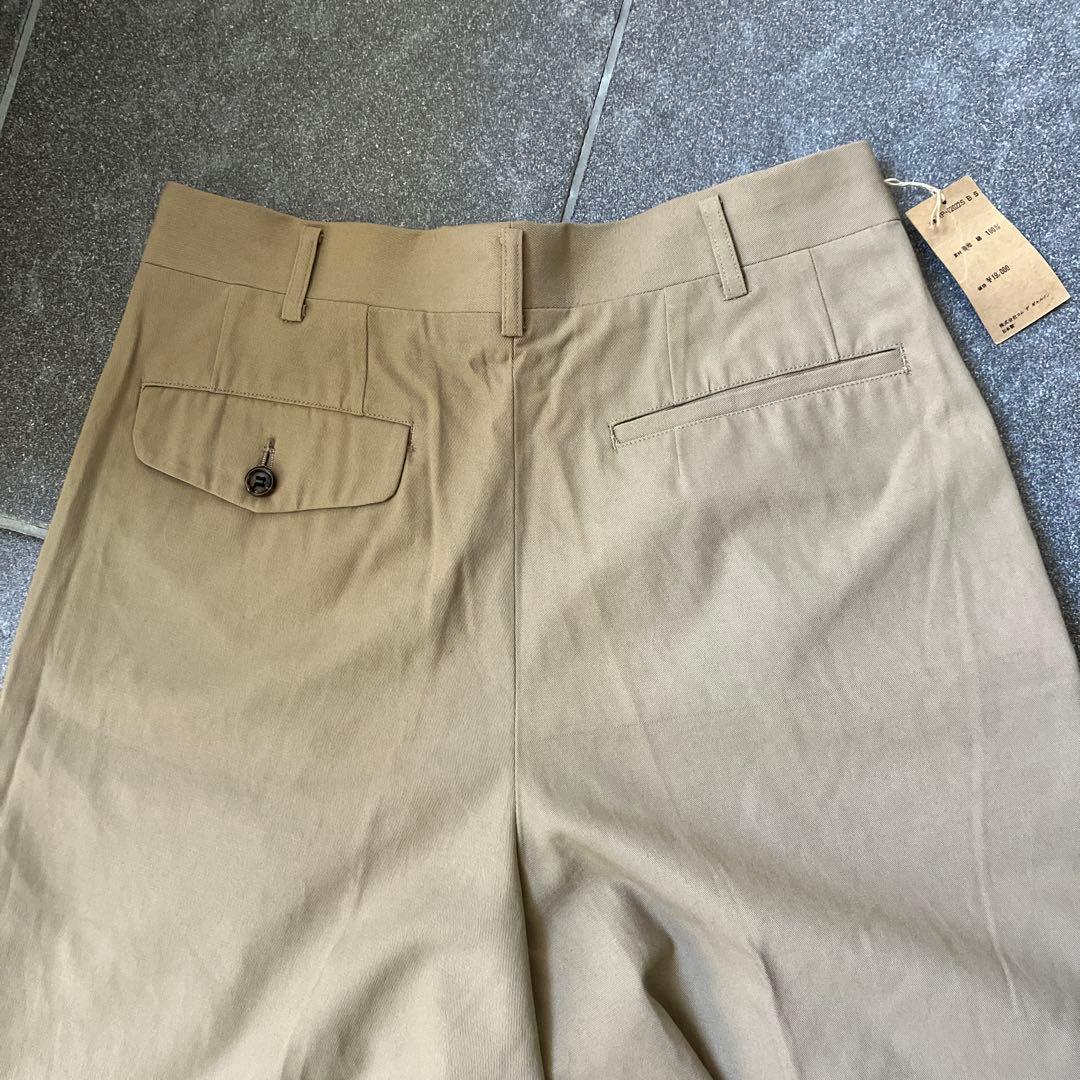 コムデギャルソン　90s チノパン　2タック　タグ付き　黒タグ