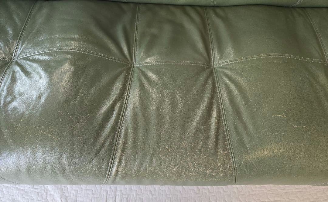 浜本工芸　3人掛けソファ　グリーン