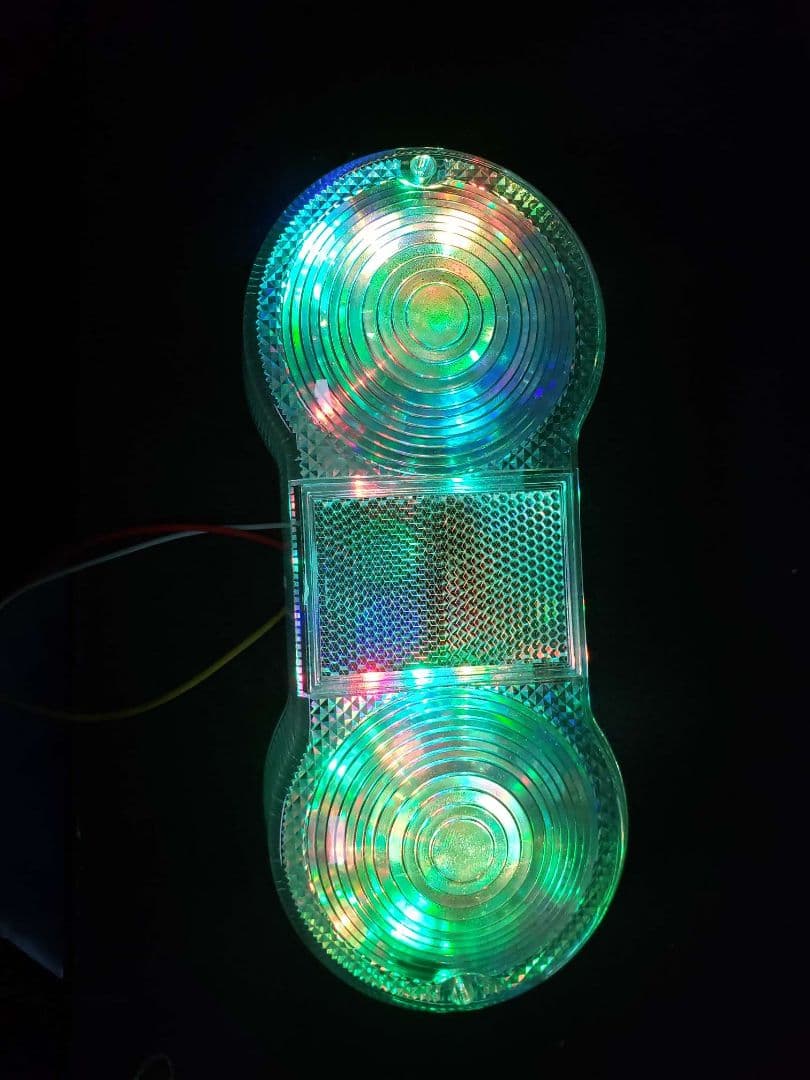 GT380 サンパチ　 流れるようなLED くるくるテールランプ　レインボー