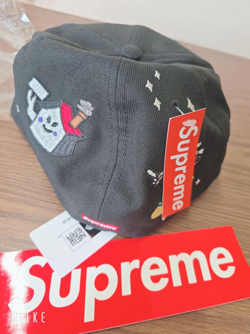 ★Supreme キャラクター Sロゴ ブラック キャップ ★