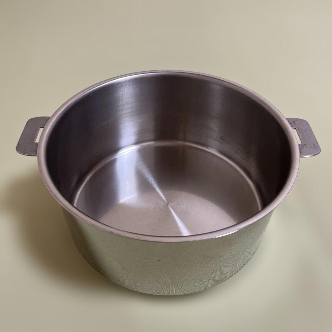 CRISTEL 両手鍋深型　24㎝　クッキングバスケット　ハンドル付